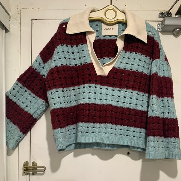 GANT KNITTED CROPPED SWEATERS SIZE L - Picture 3 of 8